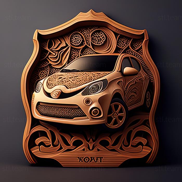 3D модель Toyota Yaris (STL)